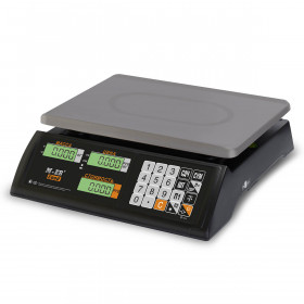 Торговые настольные весы M-ER 327 AC-32.5 "Ceed" LCD Черные