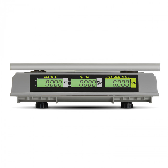 Торговые настольные весы M-ER 326 AC-32.5 "Slim" LCD Белые в Ижевске